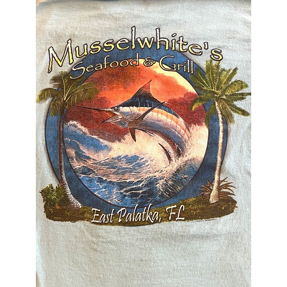 Musselwhite’s Seafood & Grill East Palatka Florida T-shirt Restaurant Men Small